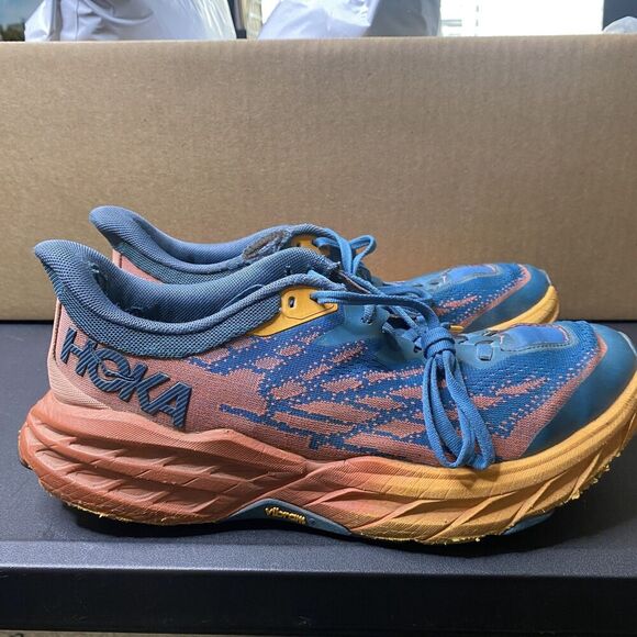 Hoka One One Speedgoat 5 Shoes Womens Size 11 Trail Running Vibram Sole Sneakers - Picture 3 of 8